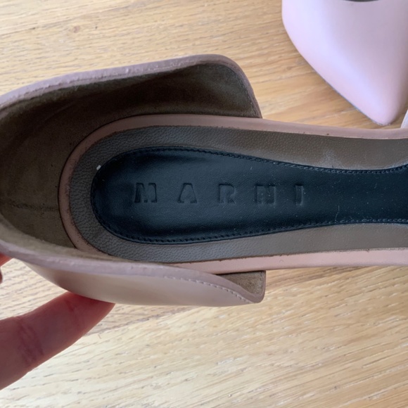 Marni Nude / Blush D’Orsay Heels Size 38 (US 8) - Picture 4 of 8